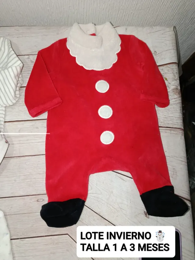 Lote Ropa Invierno Bebé 1-3 Meses