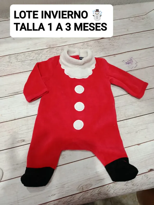 Lote Ropa Invierno Bebé 1-3 Meses