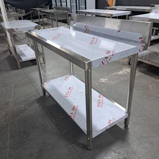 Mesa de trabajo mural acero inoxidable