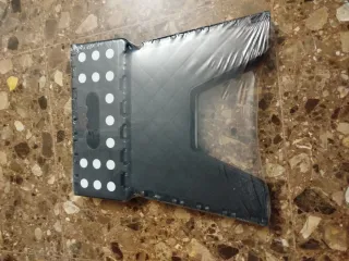 Banqueta plegable negra