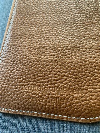 Portafogli vera pelle cammello