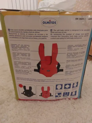 Mochila Portabebés Negra