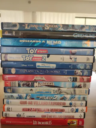 Colección Películas DVD Disney Pixar y Más