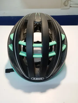 Casco Abus Aventor Negro y Turquesa