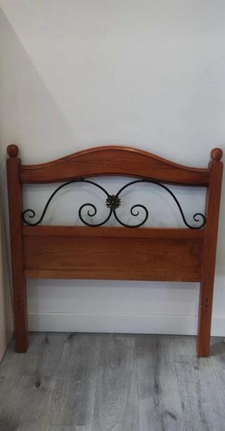 Mesa escritorio con cajones, mesilla y cabecero 90