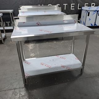 Mesa de trabajo mural acero inoxidable