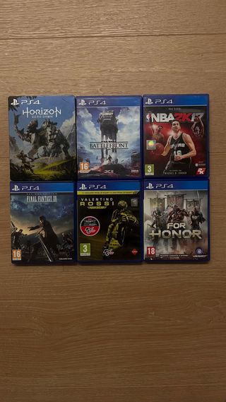 PS4 Slim 1 Tb +2 Mandos + 6 Juegos