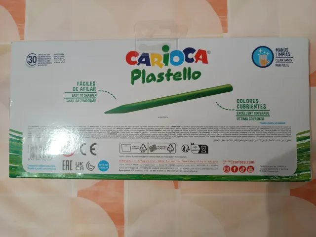 Crayones Carioca Plastello Super Resistente 30