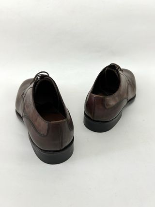 Scarpe uomo vera pelle marrone taglia 42