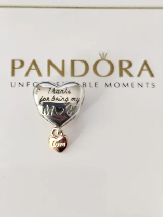 Charm Colgante Corazón Mamá