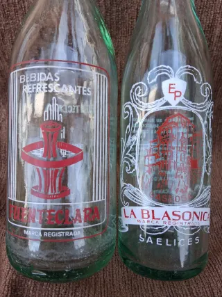 Bottiglie di soda antiche