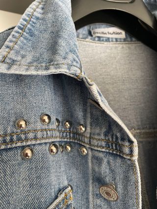 Giacca jeans borchie