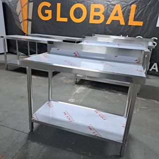 Mesa de trabajo acero inoxidable mural