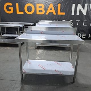 Mesa de trabajo acero inoxidable mural