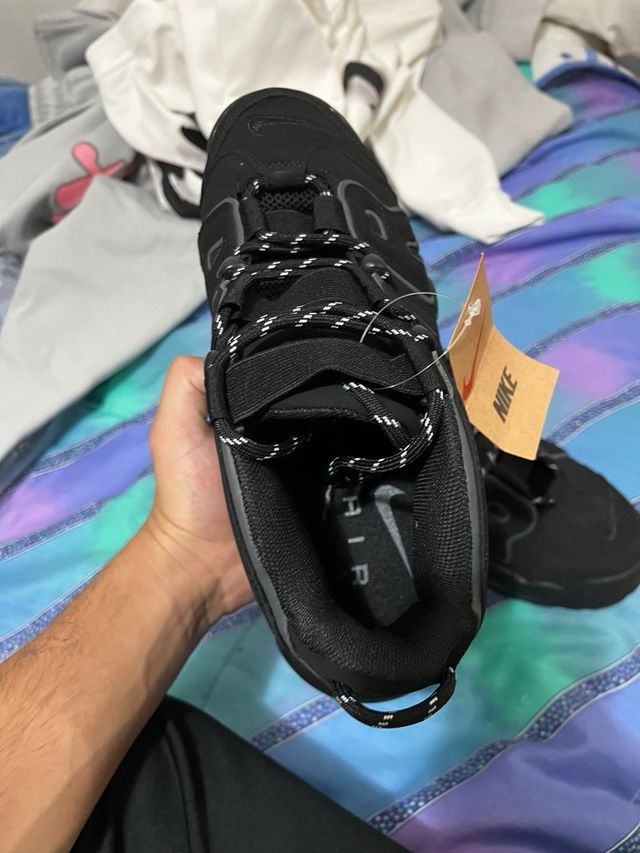 Nike Air More Uptempo Negras Talla 42 Nuevas
