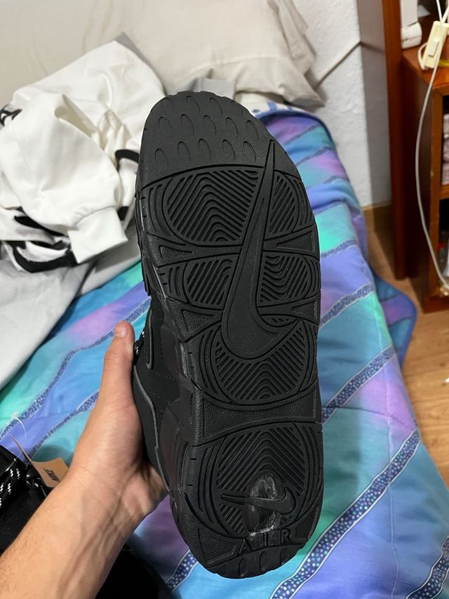 Nike Air More Uptempo Negras Talla 42 Nuevas