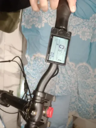 Bicicleta plegable negra