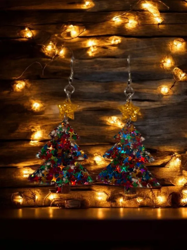 Pendientes árbol Navidad