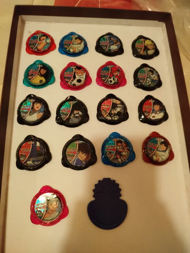 Tazos Kraks Oliver e Benji unici