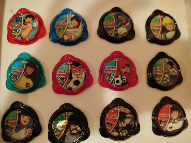 Tazos Kraks Oliver e Benji unici