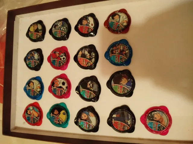 Tazos Kraks Oliver e Benji unici