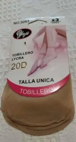 Lote 9 pares medias tobilleras STV