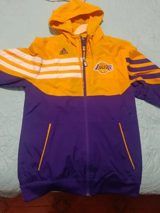Chaqueta Adidas NBA Lakers Morado/Amarillo