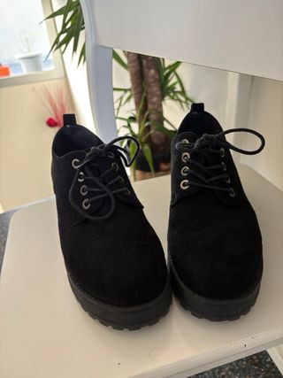 Botines negros plataforma talla 39