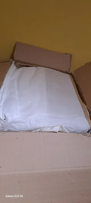 Vestido de Novia Beige/Blanco