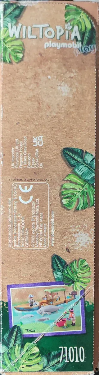 Playmobil Wiltopia Barco Manatíes 71010