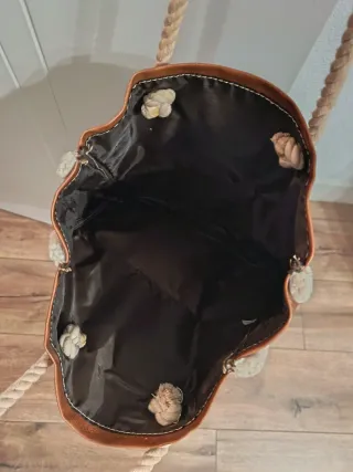 Bolso Mango Marrón Pelo