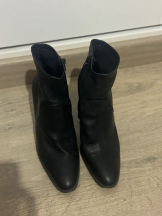 Botines negros Mango. Talla 38