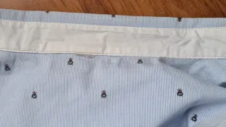 Camisa elastica azul  mujer XXL