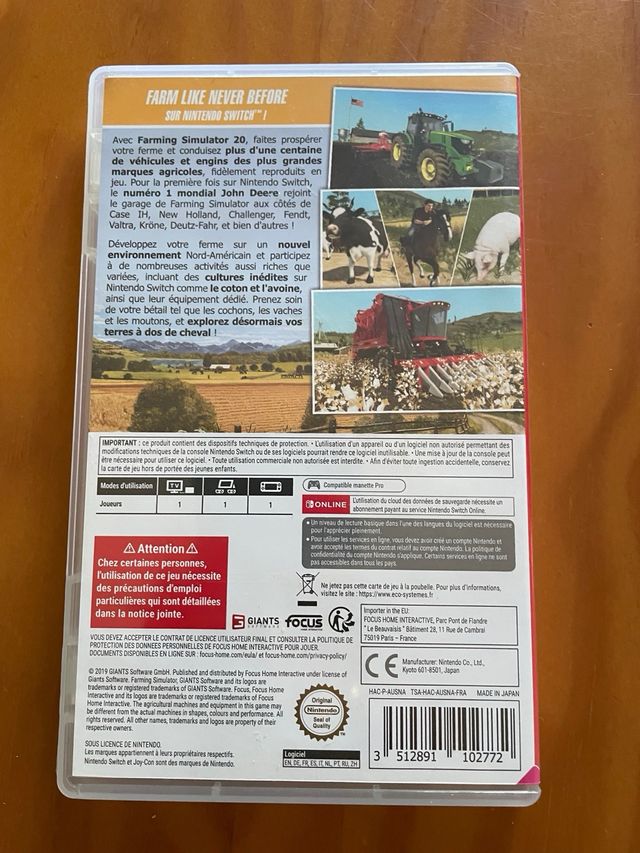 Farming Simulator 20 + Crash Bandicoot Nintendo Switch