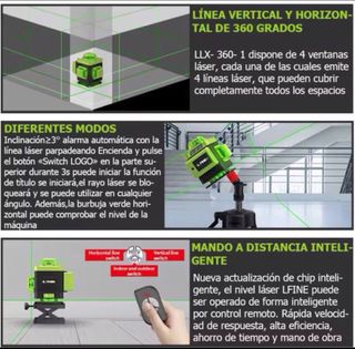 Nivel Láser 4D 16 Líneas