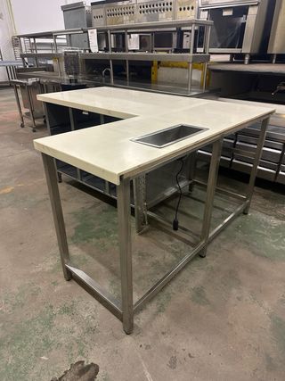 MESA TRABAJO ENCIMERA PIEDRA OCASION !!!