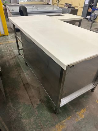 MESA TRABAJO ENCIMERA PIEDRA OCASION !!!