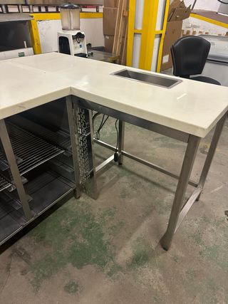 MESA TRABAJO ENCIMERA PIEDRA OCASION !!!