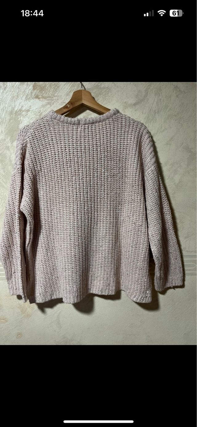 Jersey rosa con brillo