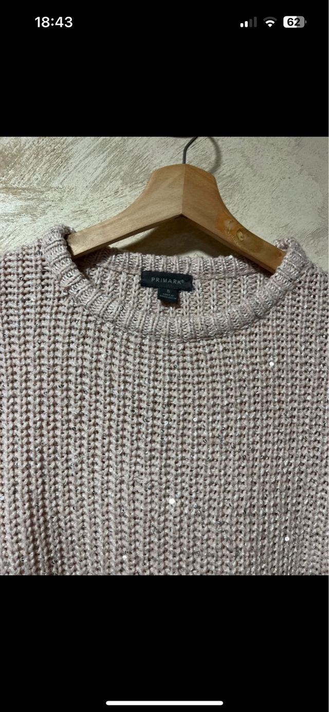 Jersey rosa con brillo