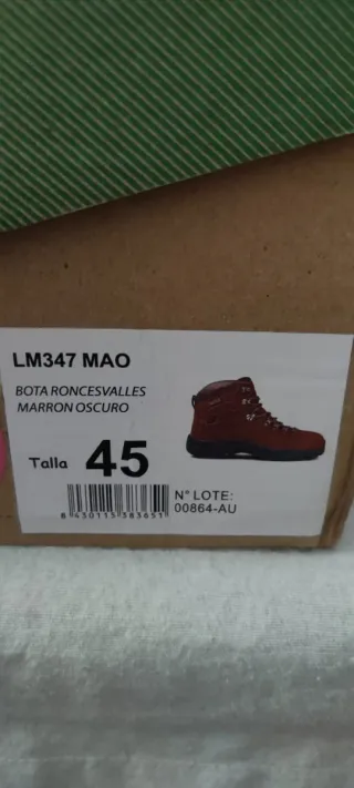 Botas Paredes Talla 45 Marrón Oscuro