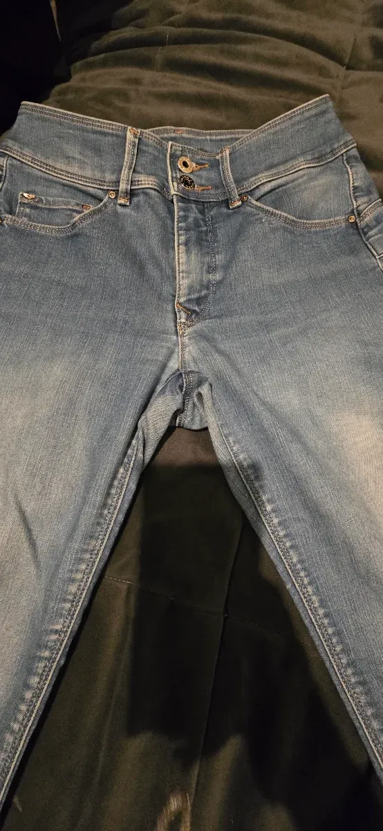 Calças Salsa Mulher Azuis