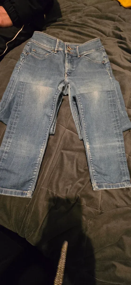 Calças Salsa Mulher Azuis