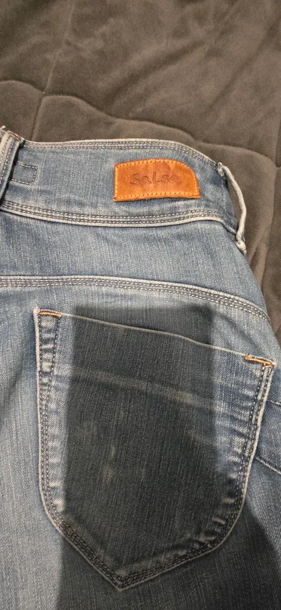 Calças Salsa Mulher Azuis