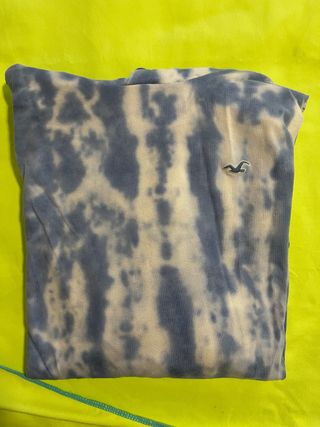Sudadera Hollister Tie-Dye Azul y Beige