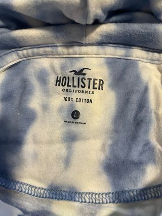Sudadera Hollister Tie-Dye Azul y Beige