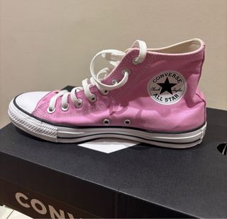 Converse rosas bota alta