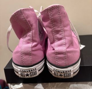 Converse rosas bota alta