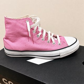 Converse rosas bota alta