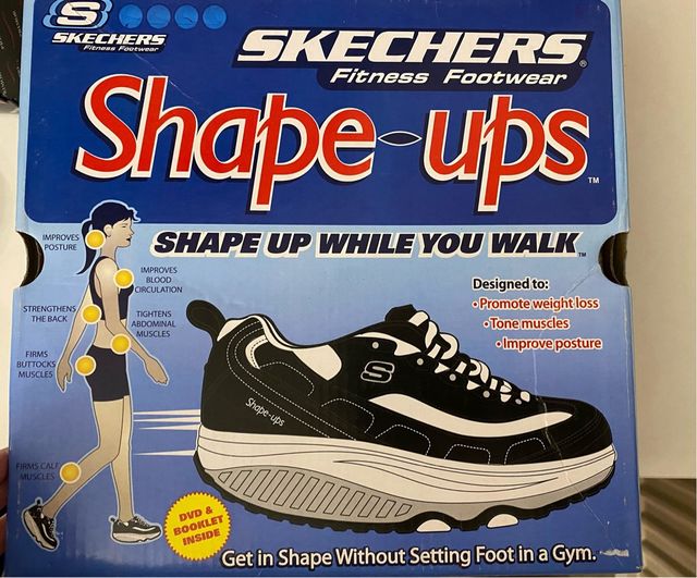 Zapatillas Skechers Shape-ups Negras